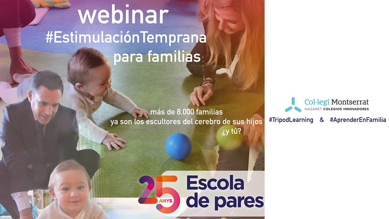 Webinar - #EstimulaciónTemprana excelencia física para familias con Núria Sánchez