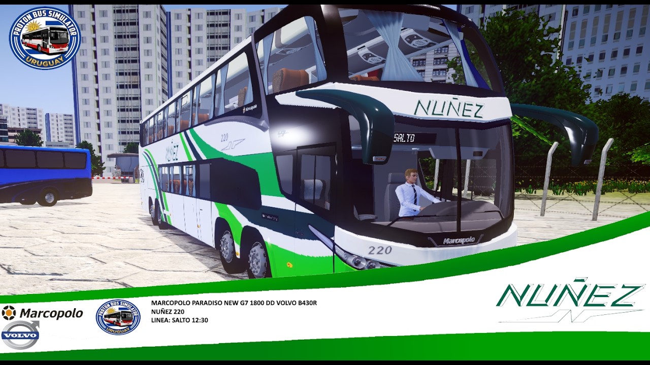 🚍PBS UY🚍 ‖NUÑEZ 220‖ ⁋MARCOPOLO PARADISO NEW G7 1800 DD VOLVO B430R⁋