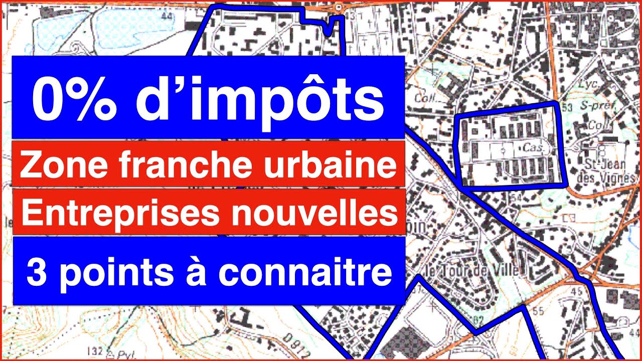 Entreprise nouvelle et zone franche urbaine vs création de société
