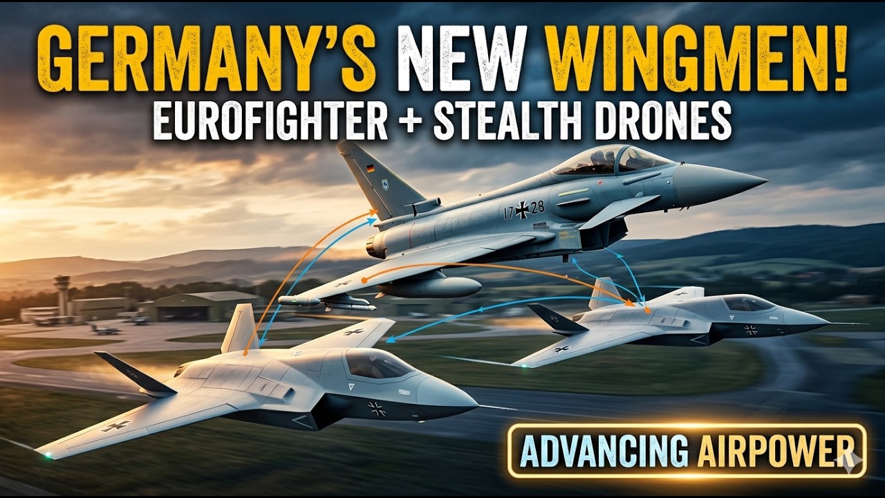 🇩🇪 НОВОЕ СЕКРЕТНОЕ ОРУЖИЕ ГЕРМАНИИ: Eurofighter EK и Loyal Wingman!