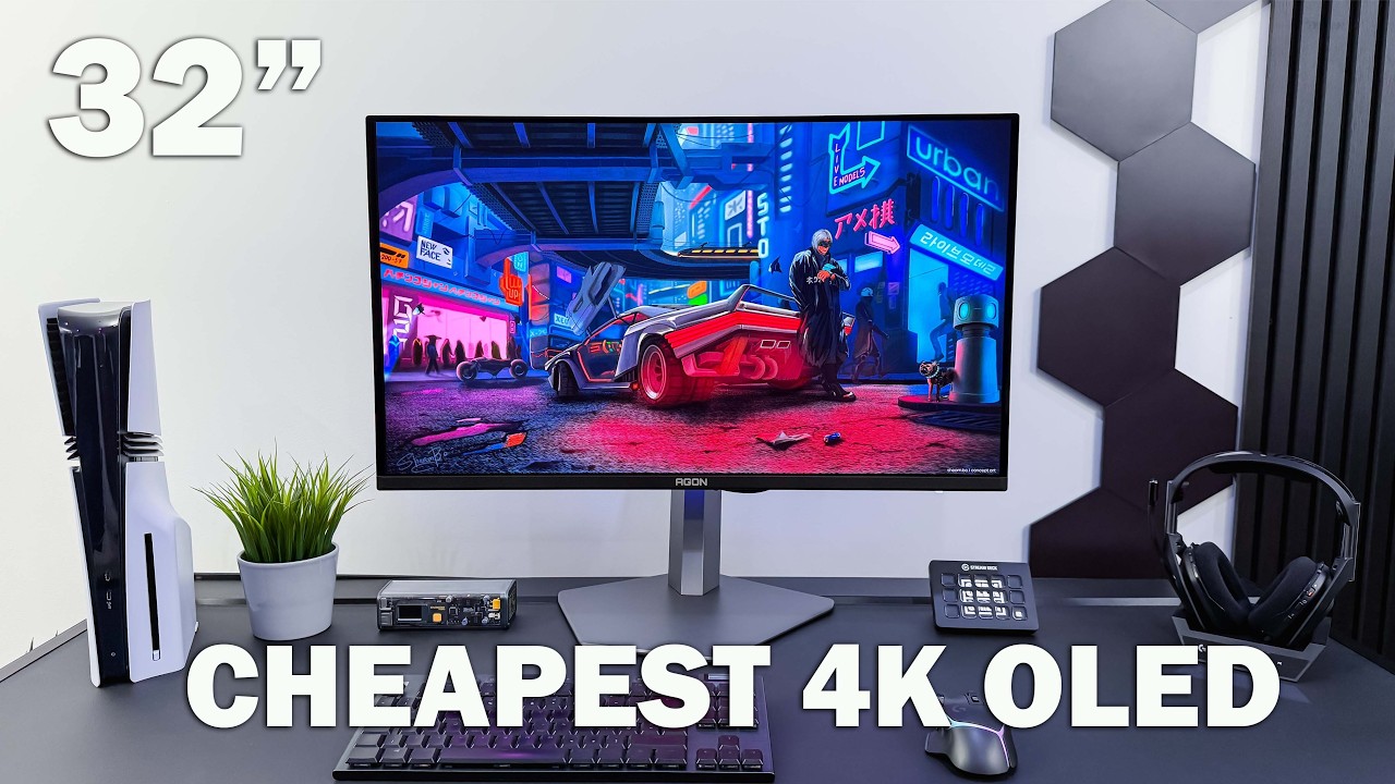 CHEAPEST 4K 32-inch QD-OLED Gaming Monitor for PC / PS5 / Xbox X