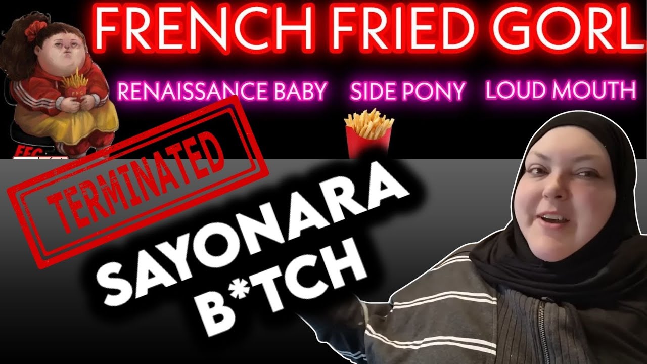 French Fried Gorl TERMINATED From YouTube - Foodie Beauty Reacts To The News 