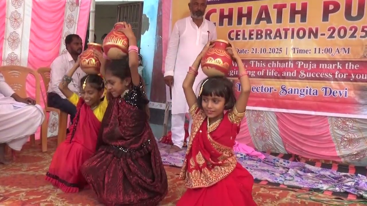 Abr junior school The folk dance of our mithila #jhijhiyadance #viralvideo #viralvideo 