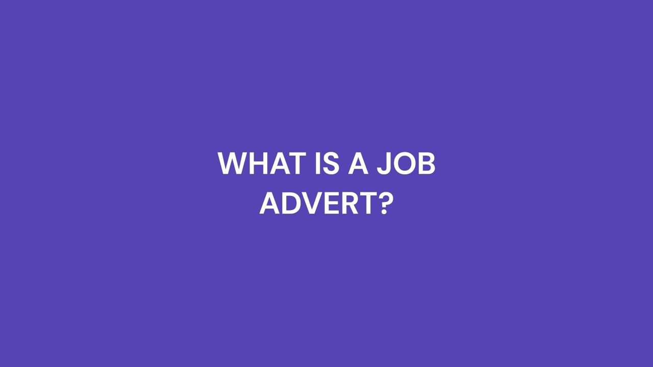 Understanding the Job Advert