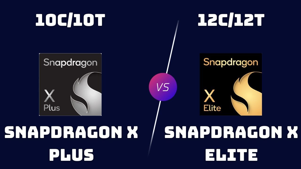 Snapdragon X Plus (X1P-64-100) vs X Elite (X1E-84-100) &ndash; Balanced vs Flagship ARM Laptop CPU Battle