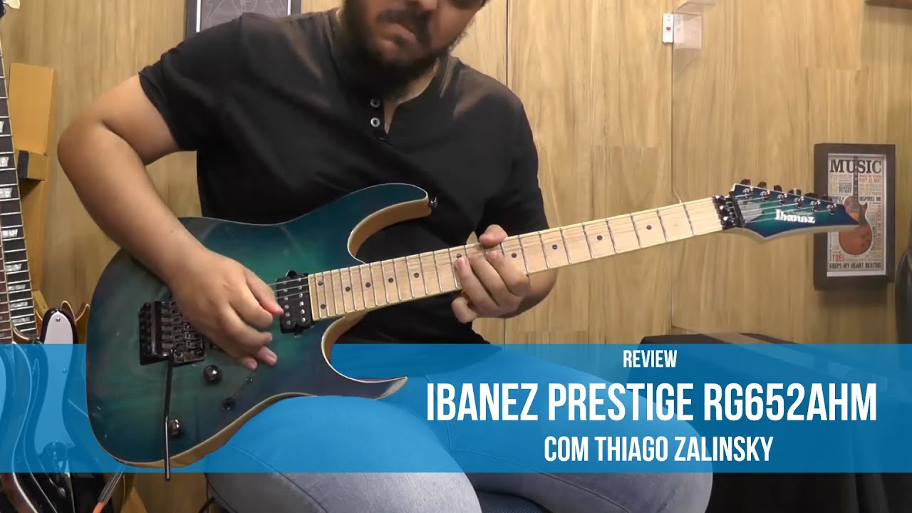 Review Guitarra Ibanez Prestige RG652AHM | Japonesa | Nebula Green Burst (NGB)