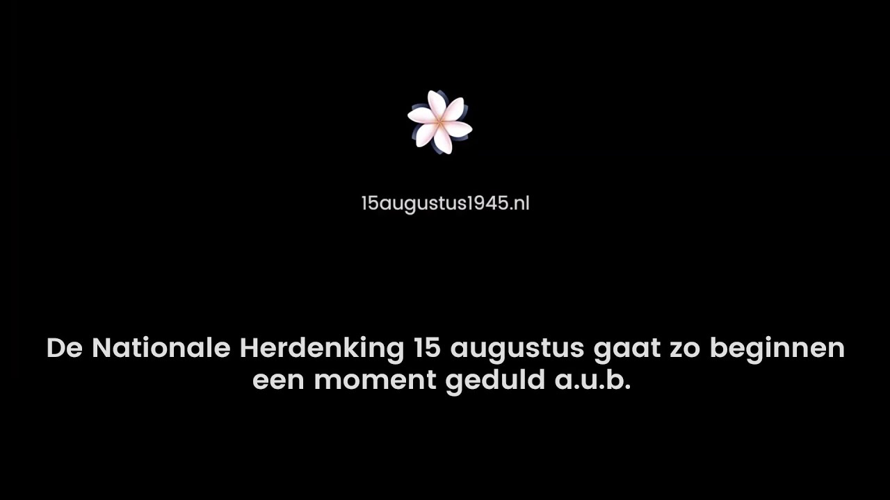 Nationale Herdenking 15 augustus 1945