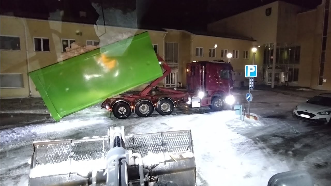 Doosan DL220 + Scania Snow removal / Lumen ajoa