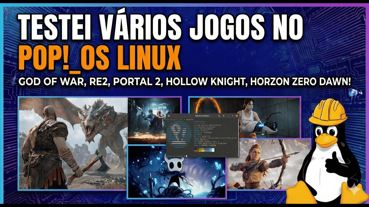 Testei esses games no Pop!_OS #cachyos #linux #linuxgaming