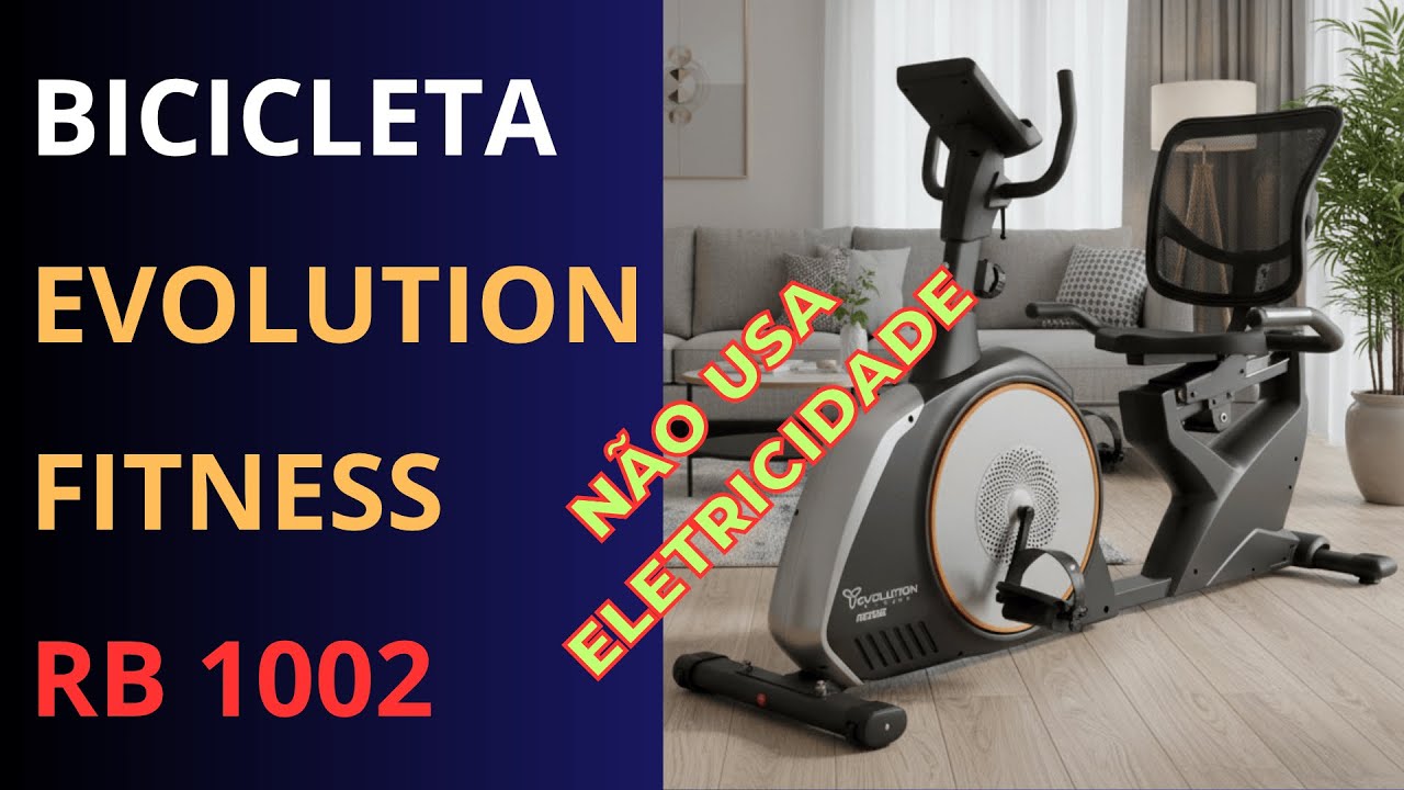 A Bicicleta Ergométrica que NÃO USA ENERGIA (e salva seus joelhos) | EVOLUTION RB 1002