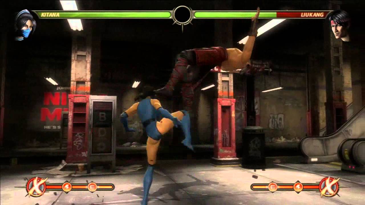Mortal Kombat 9 - Kitana Combo Compilation