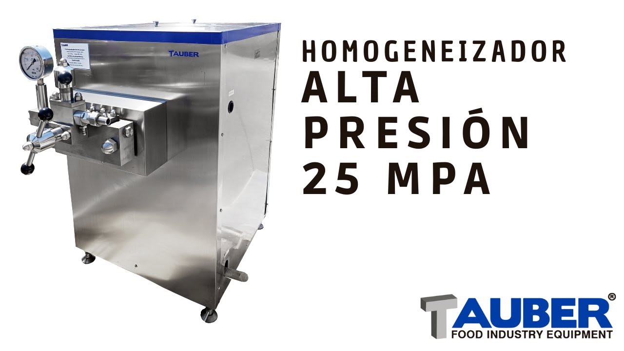 HOMOGEINIZADOR DE ALTA PRESIÓN