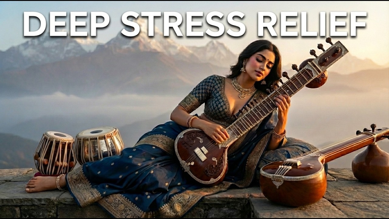 🔴 Live Deep Stress Relief Music Vol.4 | 432Hz Relaxing Raga for Calm Mind I Sitar & Tabla