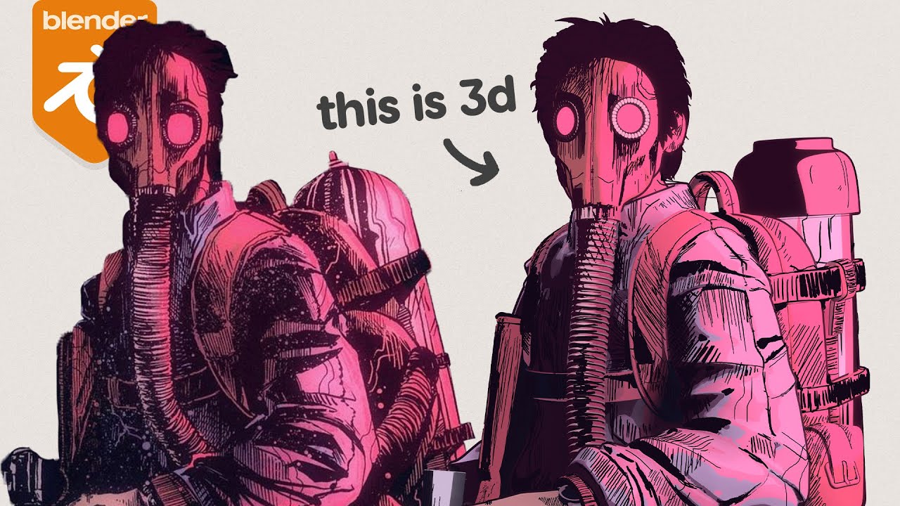 Превращение вашего 2D-персонажа в 3D • 01