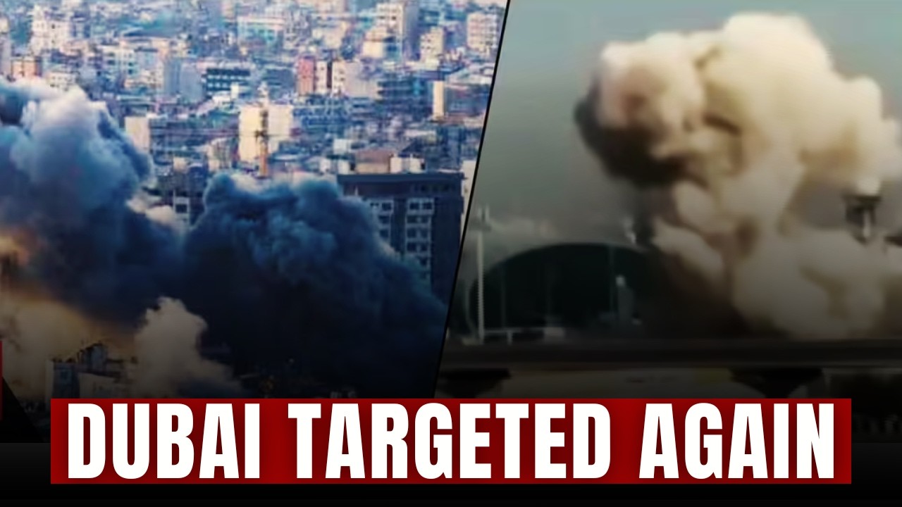 Watch Dubai Hit Again: Loud Explosions & Thick Black Smoke Jolt The City