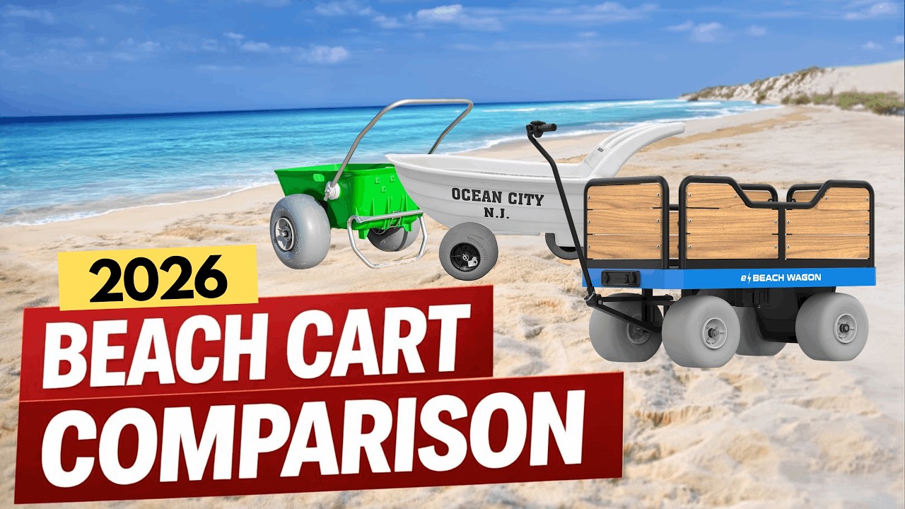 BEST Beach Cart Showdown! Who Rolls, Who Sinks?