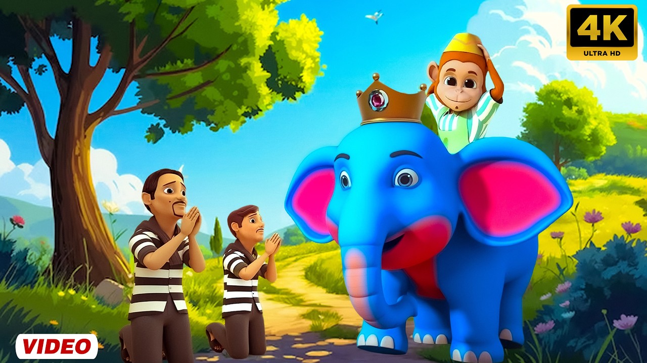 हाथी राजा कहाँ चले - Hathi Raja Kahan Chale | Hindi Nursery Poems | Hindi Rhymes for Kids | Taj Kids