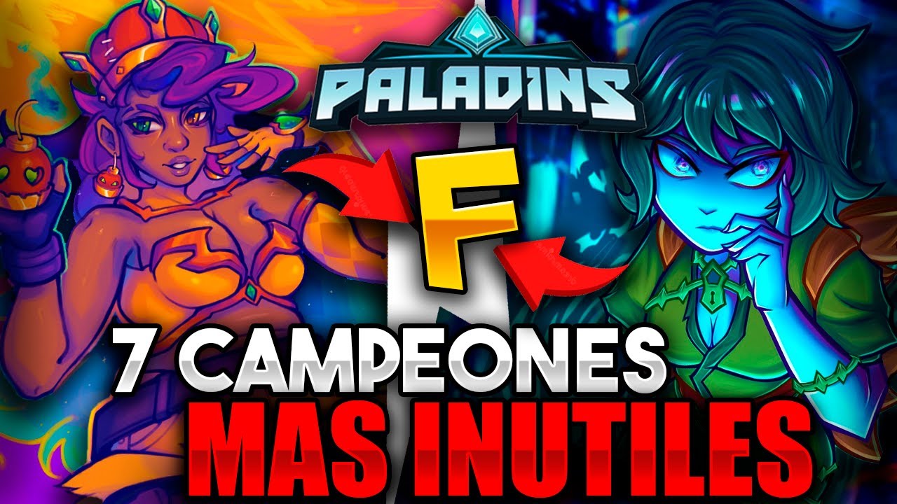 7 PEORES CAMPEONES de PALADINS en 2024😭| Paladins Campeones - ZodiacFrank