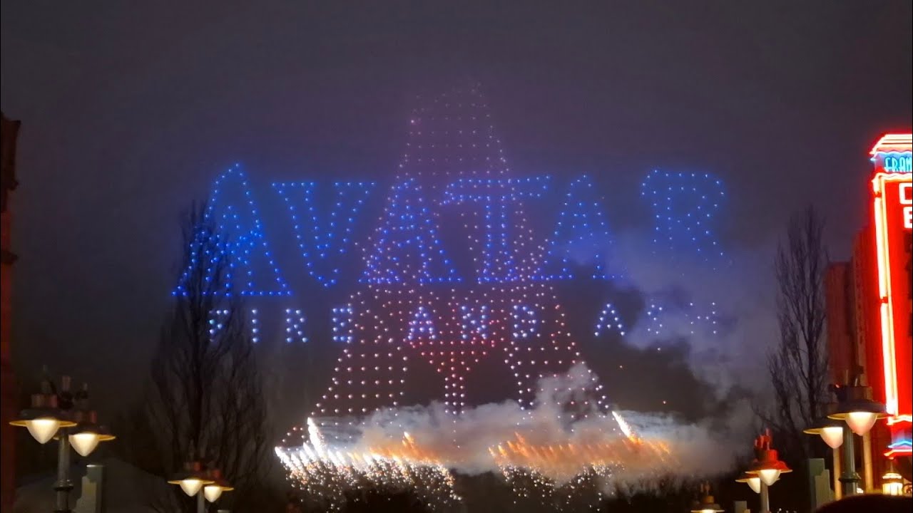 Disneyland Paris - Exclusive Drone Show! Avatar Fire and Ash! - 13/12/2025