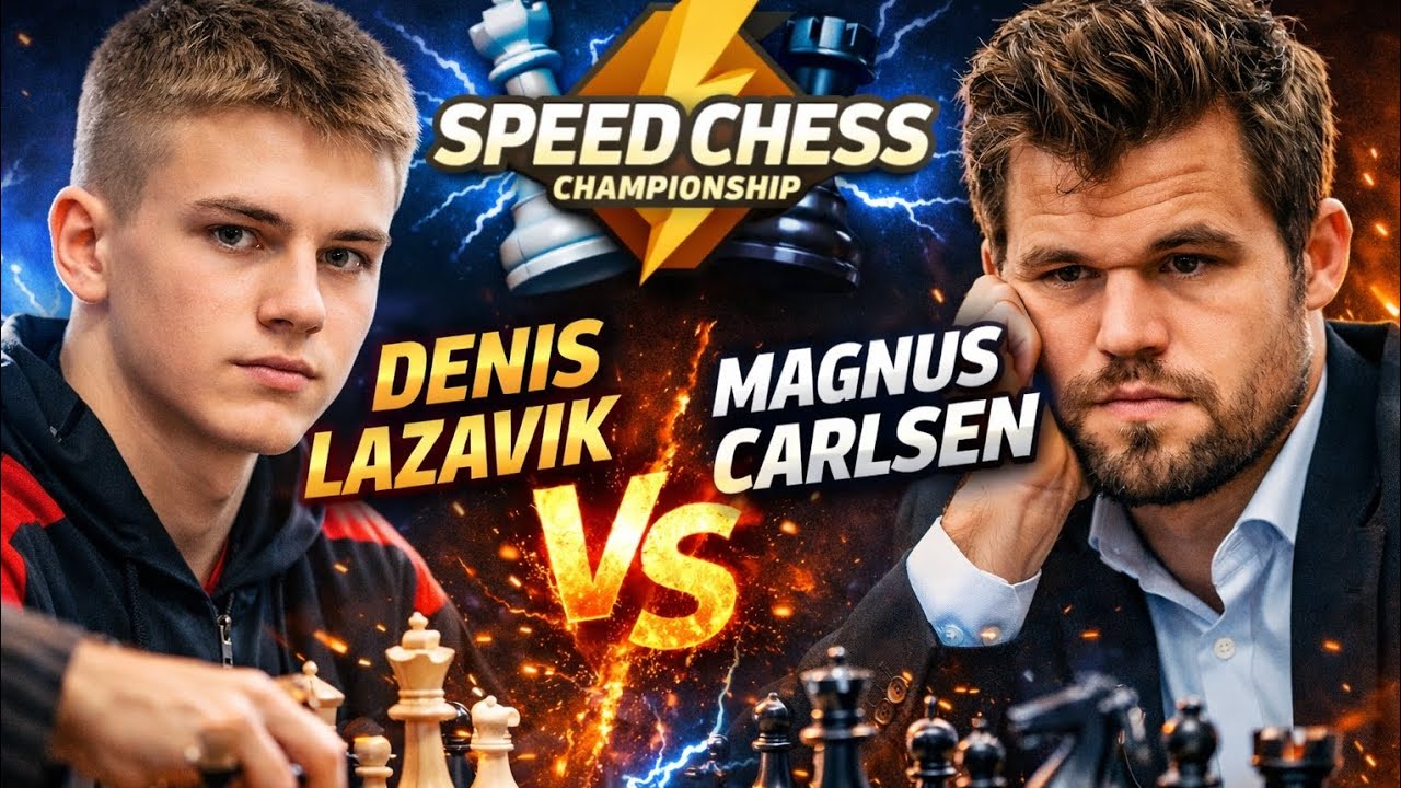 Denis Lazavik Vs Magnus Carlsen l Speed Chess Championship 🏆 February 07, 2026.