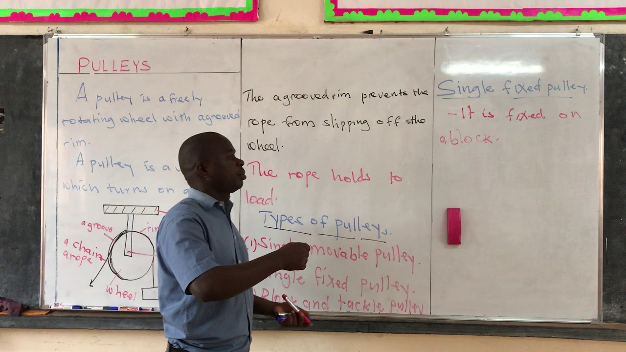 Primary Seven Science - Topic: Simple machines - pulleys