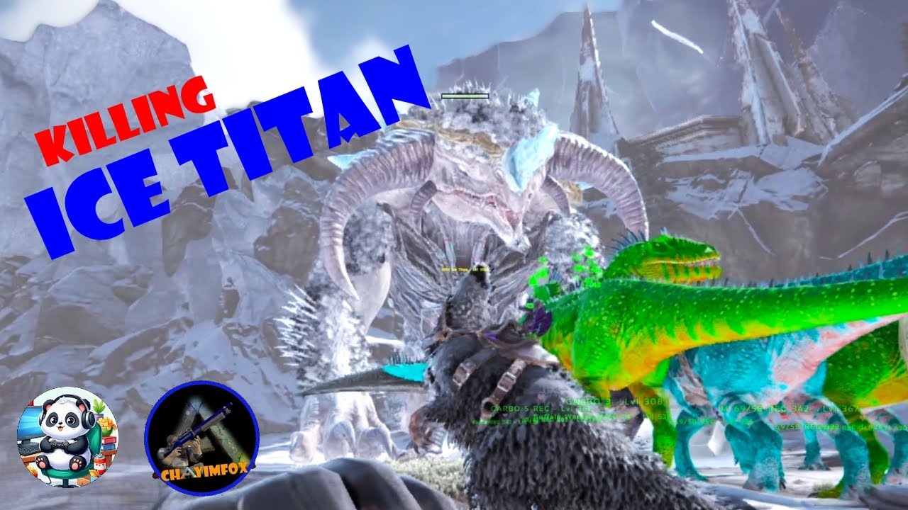 WE WRECKED THE ICE TITAN!!! | How to Kill the Ice Titan | ARK: Survival Evolved, Extinction
