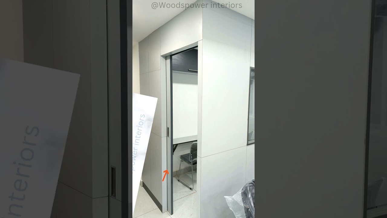OFFICE PANTRY ROOM #shorts #officeinteriors #interiordesign #carpentrywork @woodspowerinteriors