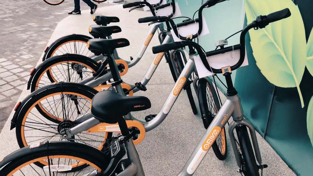 oBike Malaysia 🇲🇾 1st Station-less Bike Share