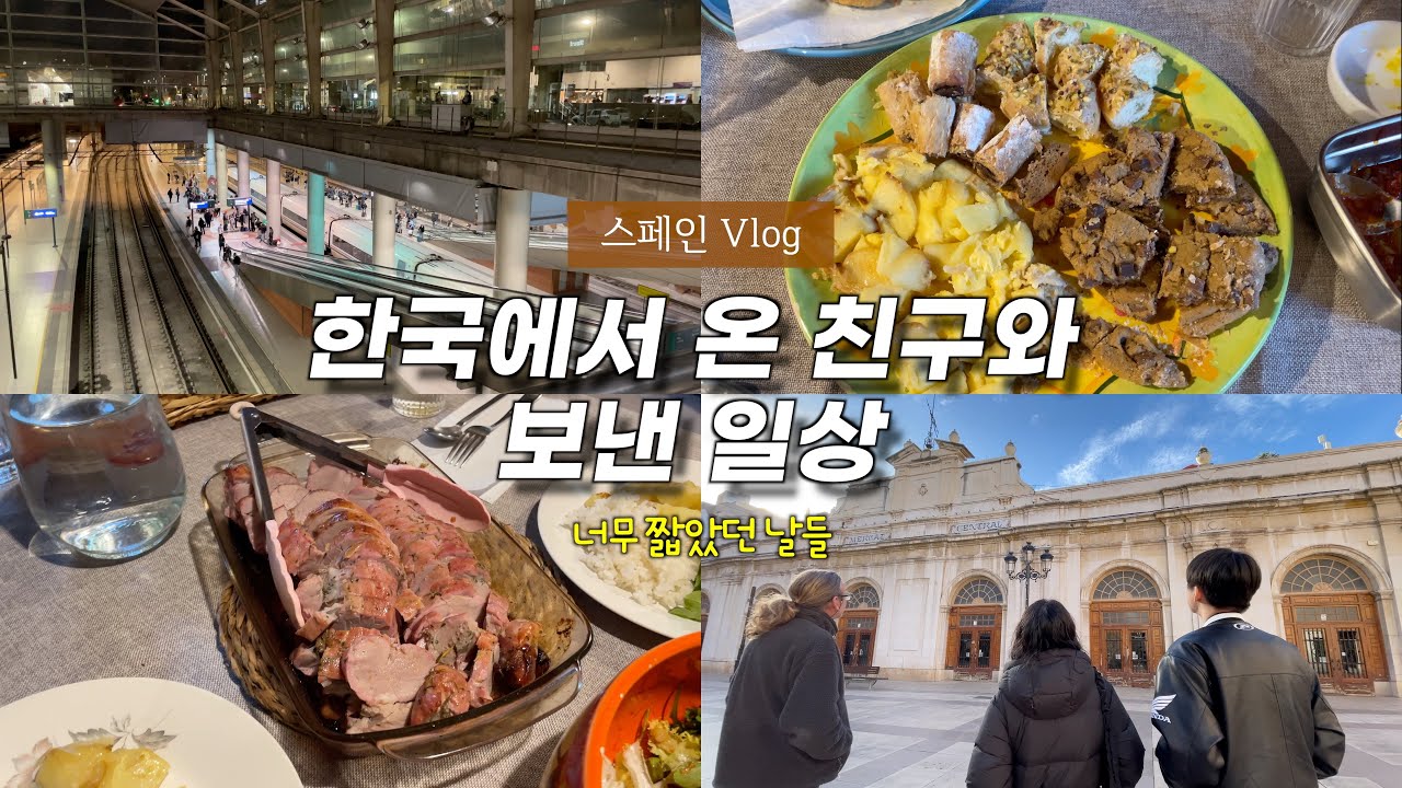 한국에서 온 친구와 보낸 짧은 날들, 바빴던 일상