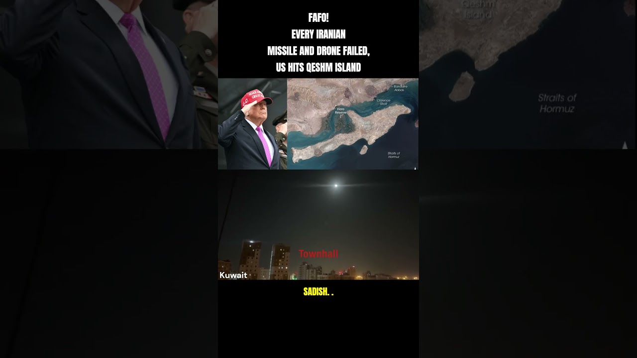 🚨 FAFO: Every Iranian Missile FAILED, CENTCOM Strikes Iran's Qeshm Island