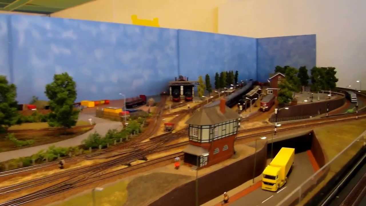 modelspoorgroep de Nieuwe Waterweg op de Brandersfeesten Schiedam