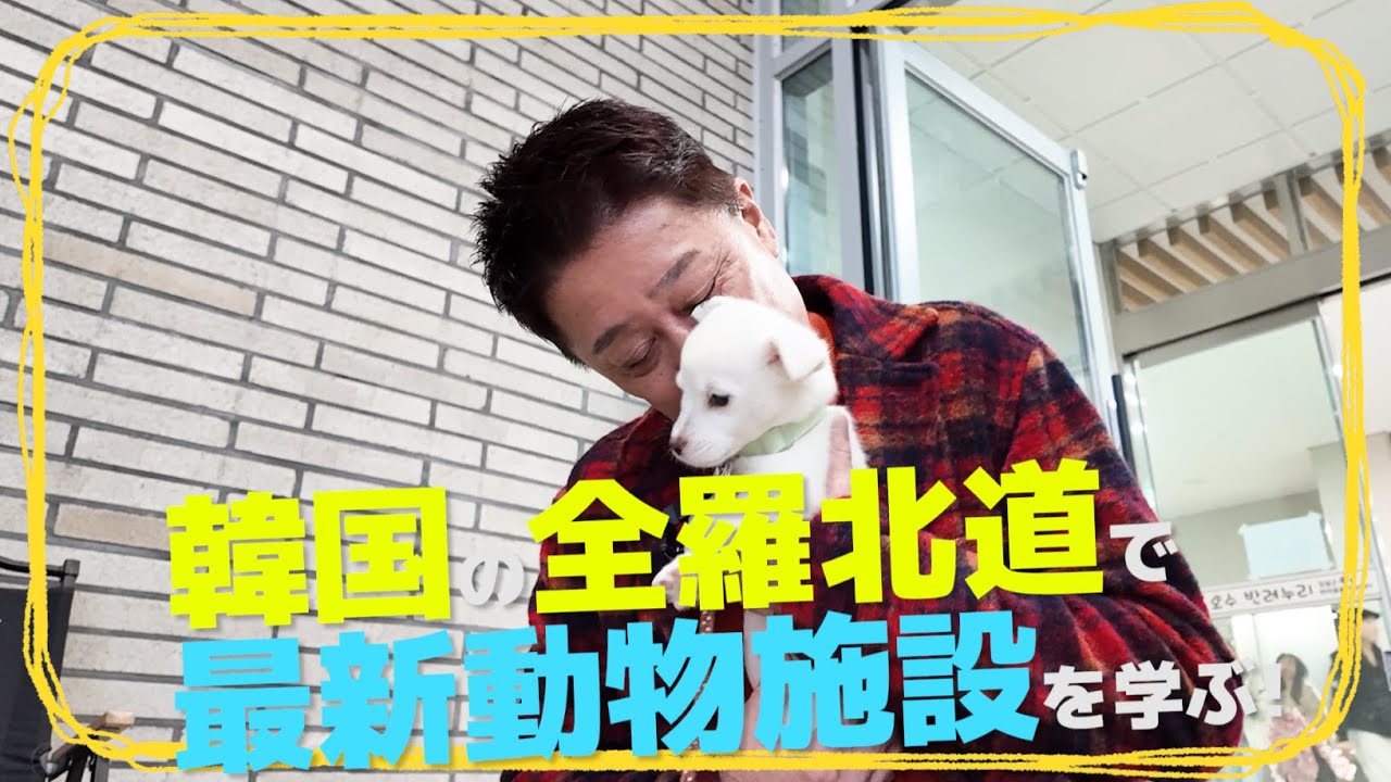 【再アップロード】韓国の全羅北道で最新動物施設を学ぶ　한국전북특별자치도에서 최신동물시설견학