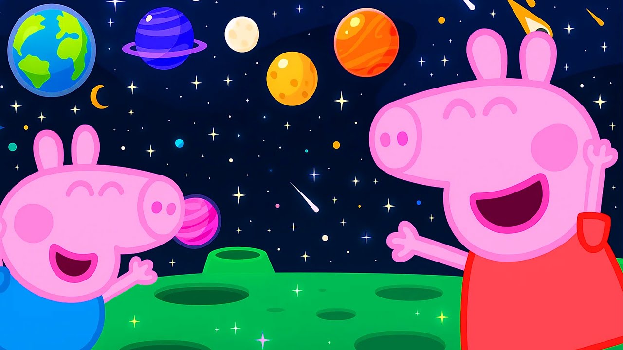 Peppa Pig And Magical Space Portal! 🚀 Amazing Outer Space Trip! | Funn Peppa Pig Animation