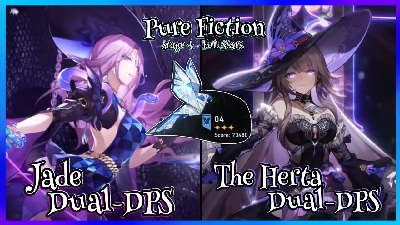 Jade & The Herta Dual-DPS vs Version 3.4's Pure Fiction Stage 4 [Honkai: Star Rail]
