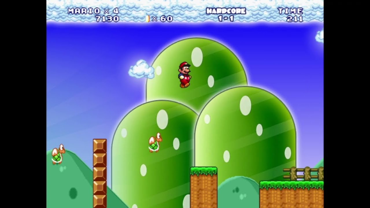 Mario Forever Community Edition hardcore world 1 gameplay