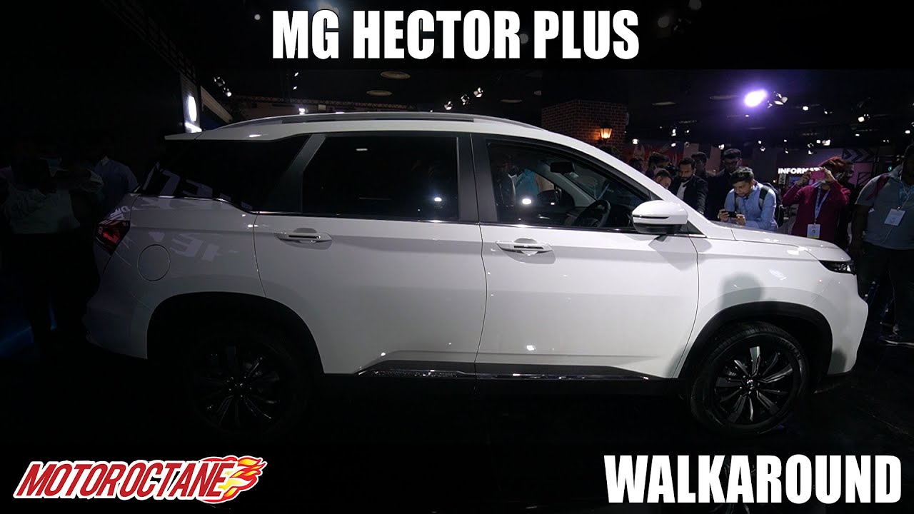 MG Hector Plus - XUV500 Competition | Auto Expo 2020 | Hindi | Motoroctane