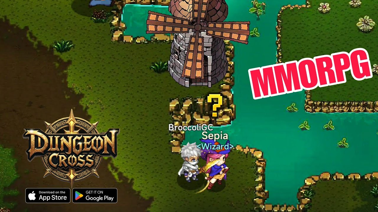 Dungeon Cross - Relic Hunter - MMORPG gameplay android iOS