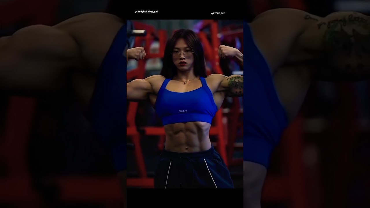 GIRLS AURA 😈 BODYBUILDER AURA 😍 WOMEN BICEPS 💪