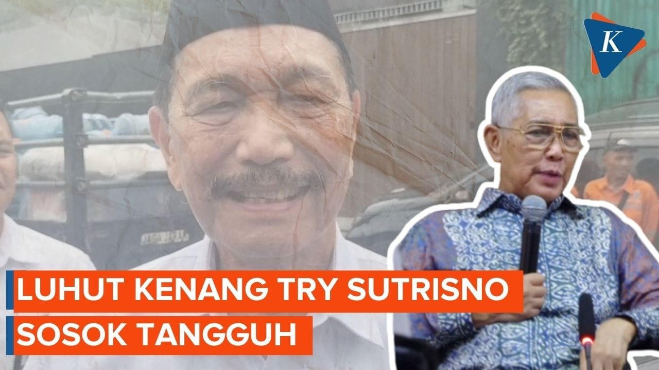 Mendiang Try Sutrisno di Mata Luhut, Sosok Tangguh dan Jujur