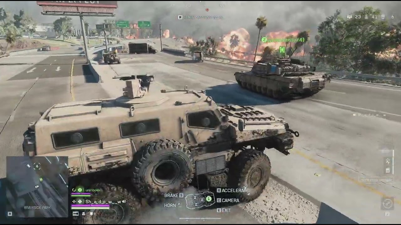 Battlefield 6 RS - Shadow & uranbossi ( Running awey from us dying in fire 😂 )