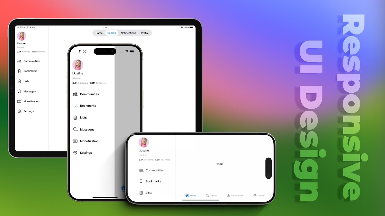 SwiftUI Responsive UI Design - Adaptive Layout - iOS 18