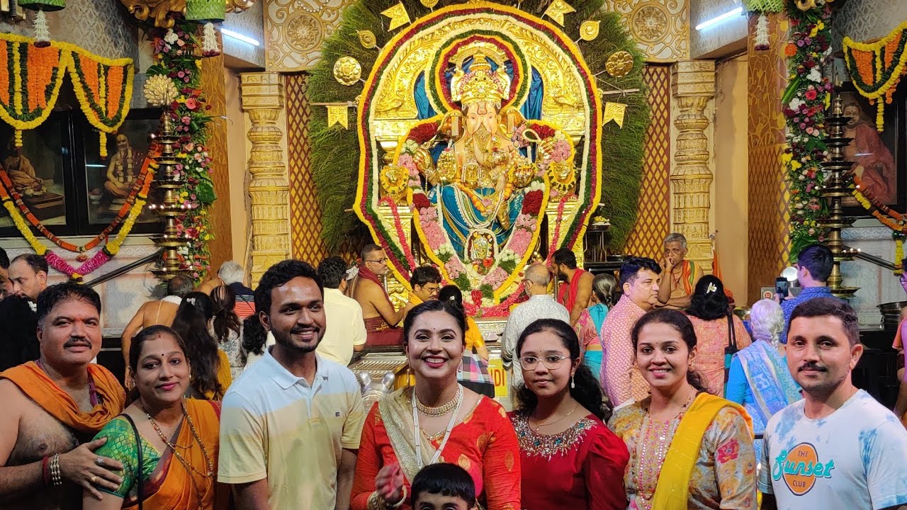 GSB sarvjanik ganeshotsav Ram mandir Wadala Mumbai 9th day 2024
