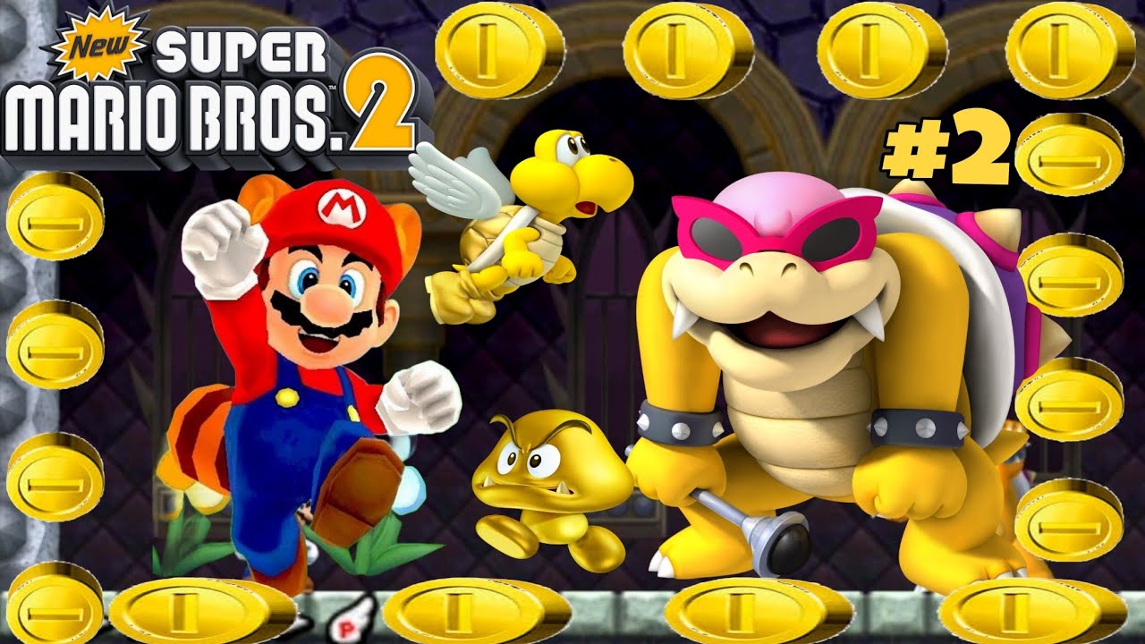 New Super Mario Bros 2 - LE PREMIER BOSS - Épisode 2 - Let's Play FR