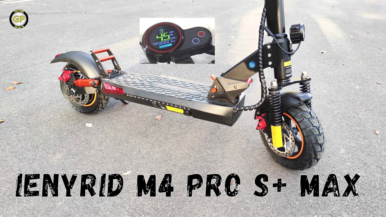 Электрический самокат iENYRID M4 Pro S+ MAX Incredible 45 км/ч — распаковка и обзор