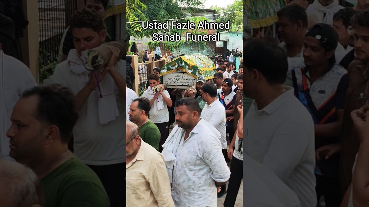 Funeral Of Ustad Fazle Hallauri #shortsfeed #shorts #short
