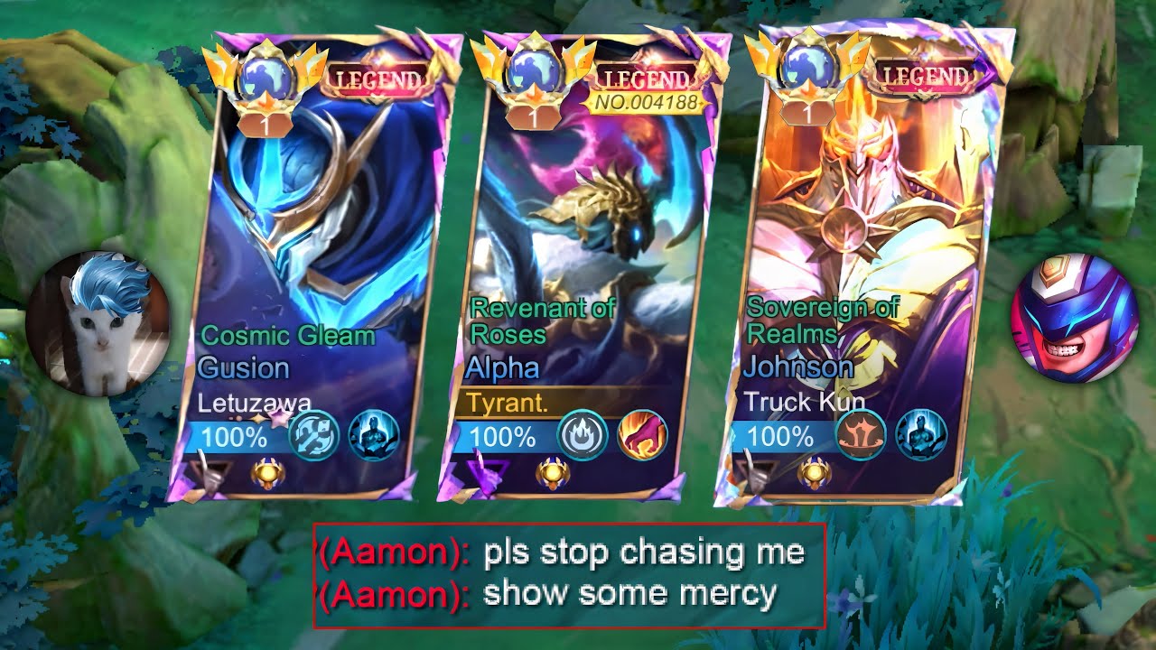 WTF!! I MET TOP 1 GLOBAL GUSION AND JOHNSON IN RANKED GAME!! (I did this trick!!)