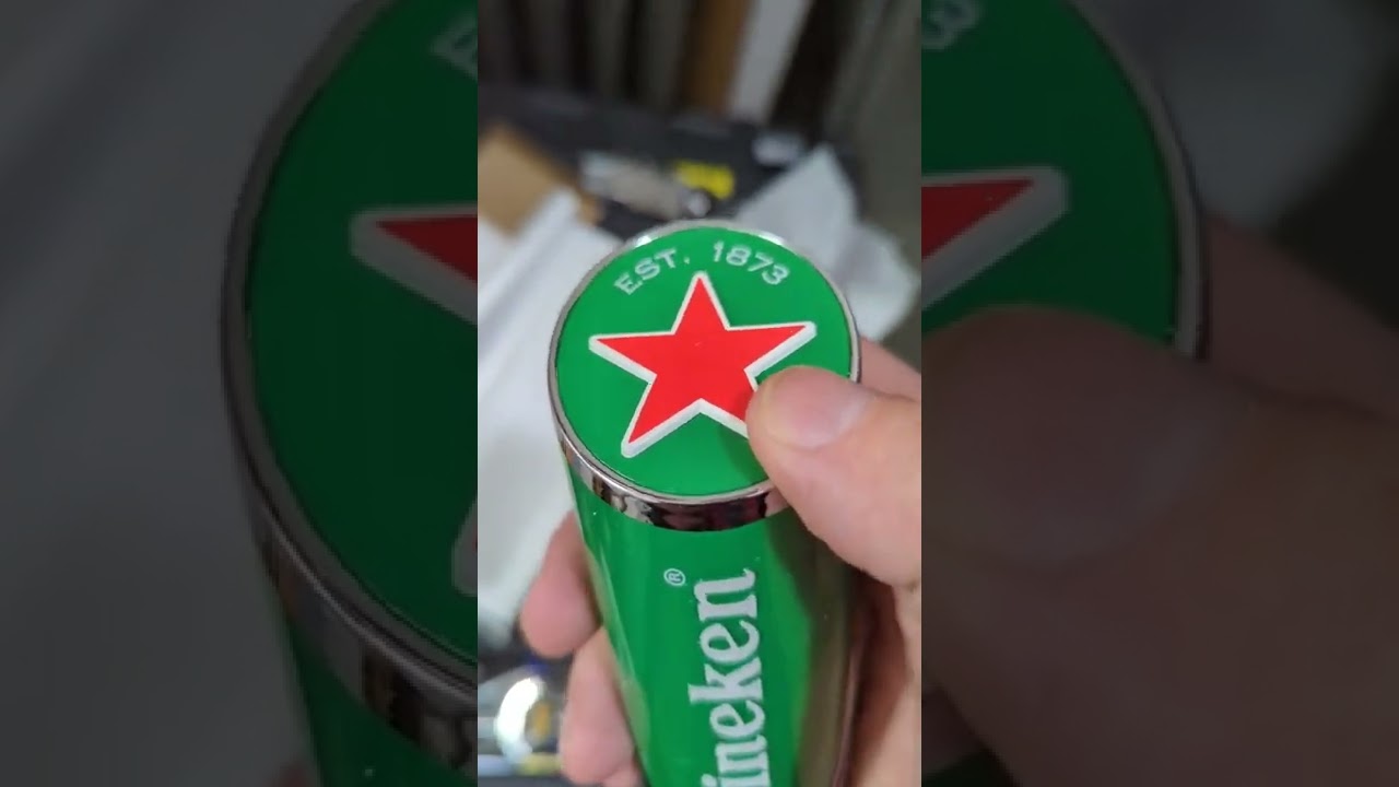 Heineken tap handle