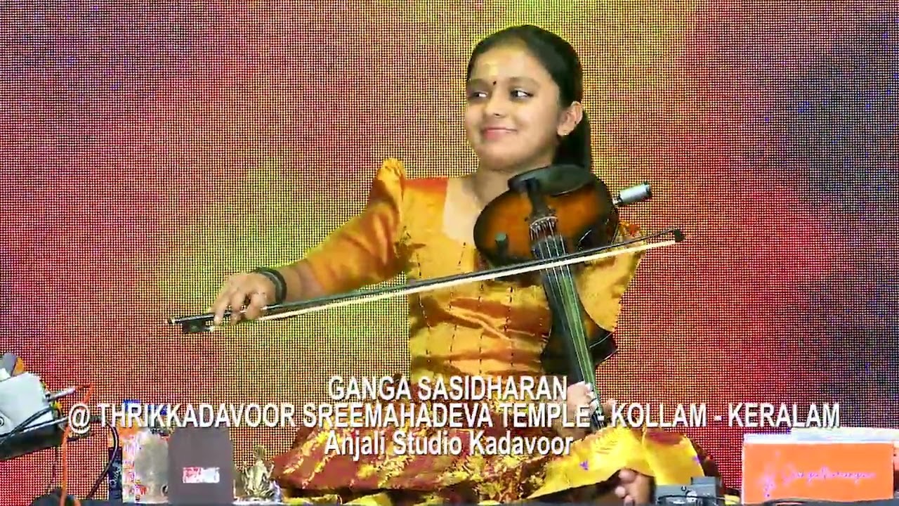 GANGA SASIDHARAN @ THRIKKADAVOOR SREE MAHADEVA KSHETHRAM -  KOLLAM -KERALAM -CAMERA -ANJALI STUDIO