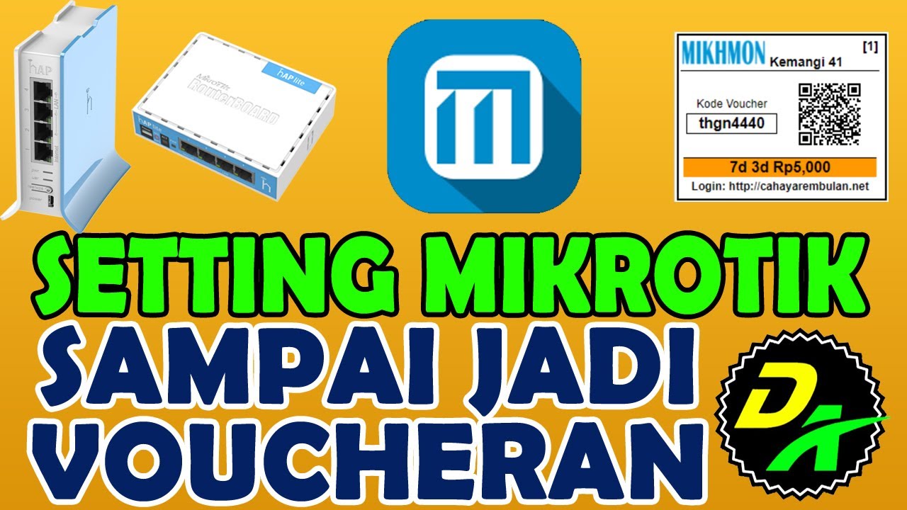 SETTING MIKROTIK DASAR LENGKAP SAMPAI JADI VOUCHER