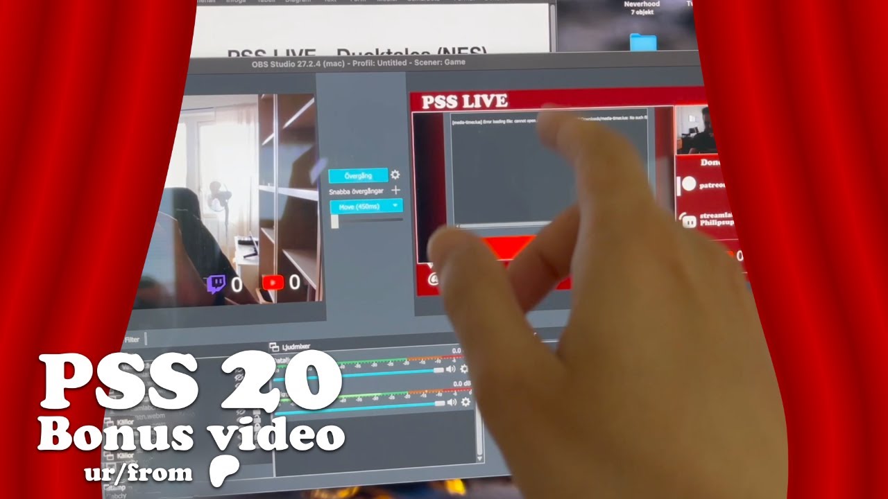 PSS 20 Bonus video - Behind the stream of PSS LIVE